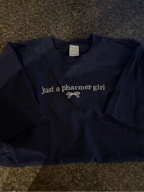 Embroidered pharmacy tshirt